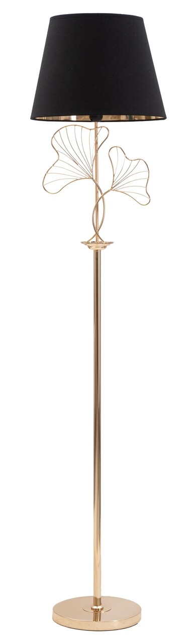 Lampadar Leaves, Mauro Ferretti, 1 x E27, 40W, Ø 38x167 cm, negru/auriu - imagine 7